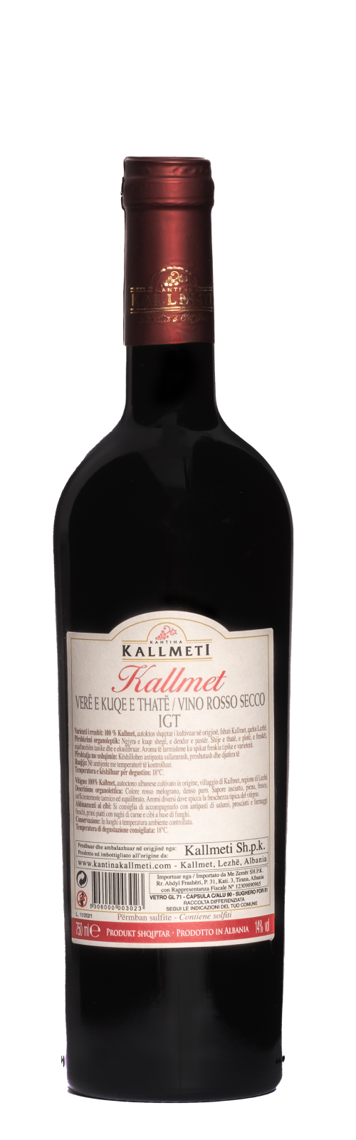 Kallmet Classic 2020 -  14% vol. - KALLMETI Winery