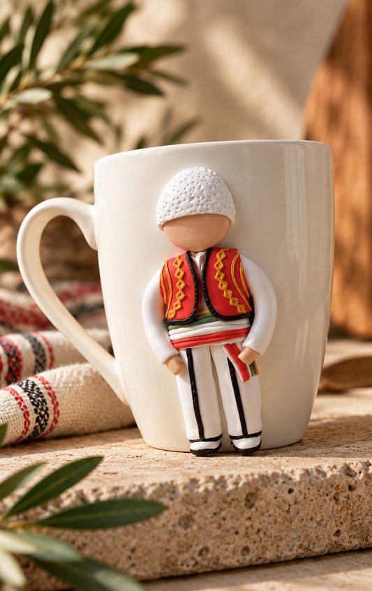 Trashëgimi – Handcrafted Albanian Heritage Mug