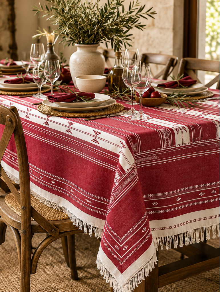 Zadrima – Albanian Handwoven Tablecloth