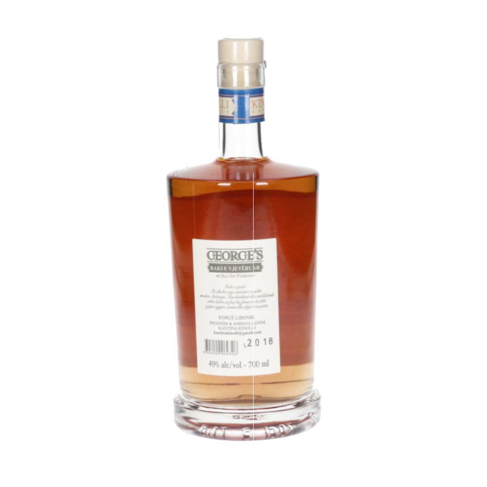 Georges Raki Invecchiato 2018 - 0,7L 49% vol. - KINOLLI Distillery - Me Zemër KinolliMe Zemër