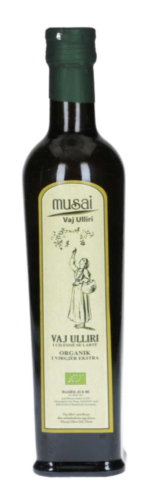 Olio Biologico Extra Vergine d'Oliva - 0,5 L Gold Medal - MUSAI Oil - Me Zemër MusaiMe Zemër