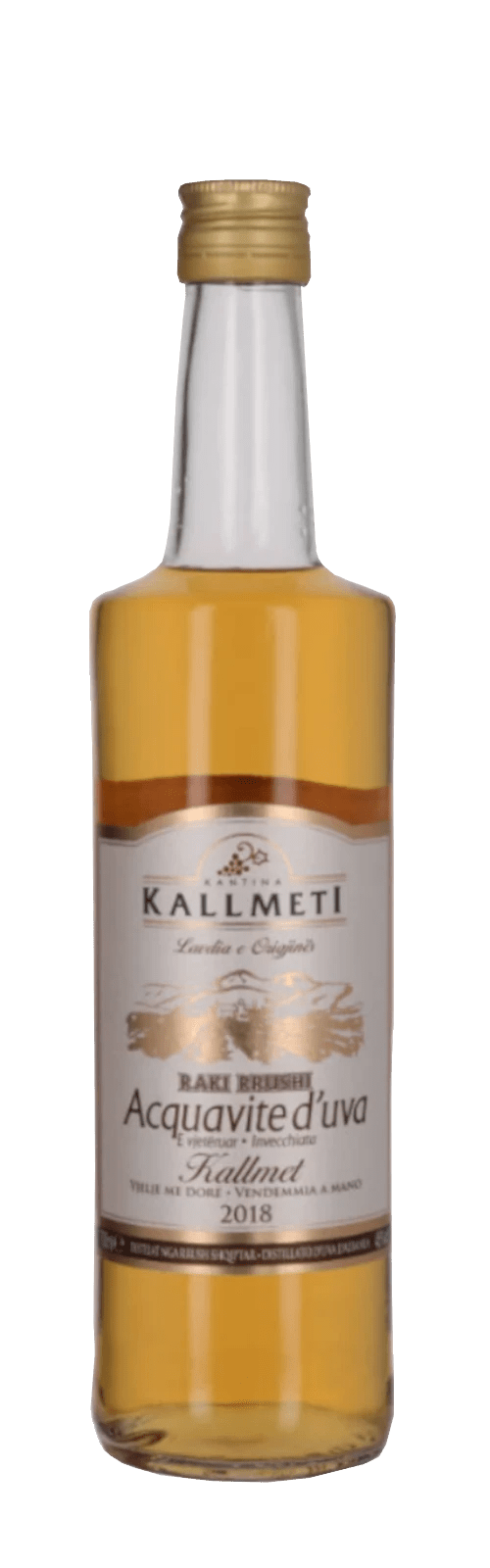 Raki Invecchiato 2018 - 45%vol. - KALLMETI Winery - Me Zemër - Kallmeti - Me Zemër