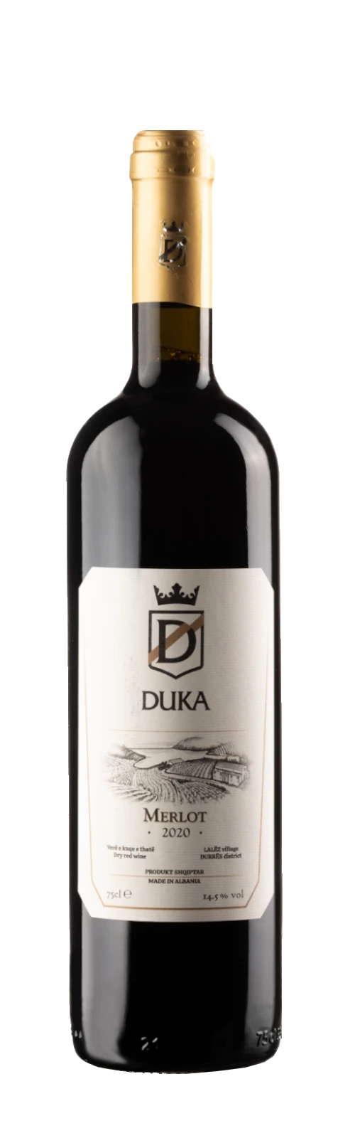Merlot 2020 - 14,5% vol. - DUKA Winery