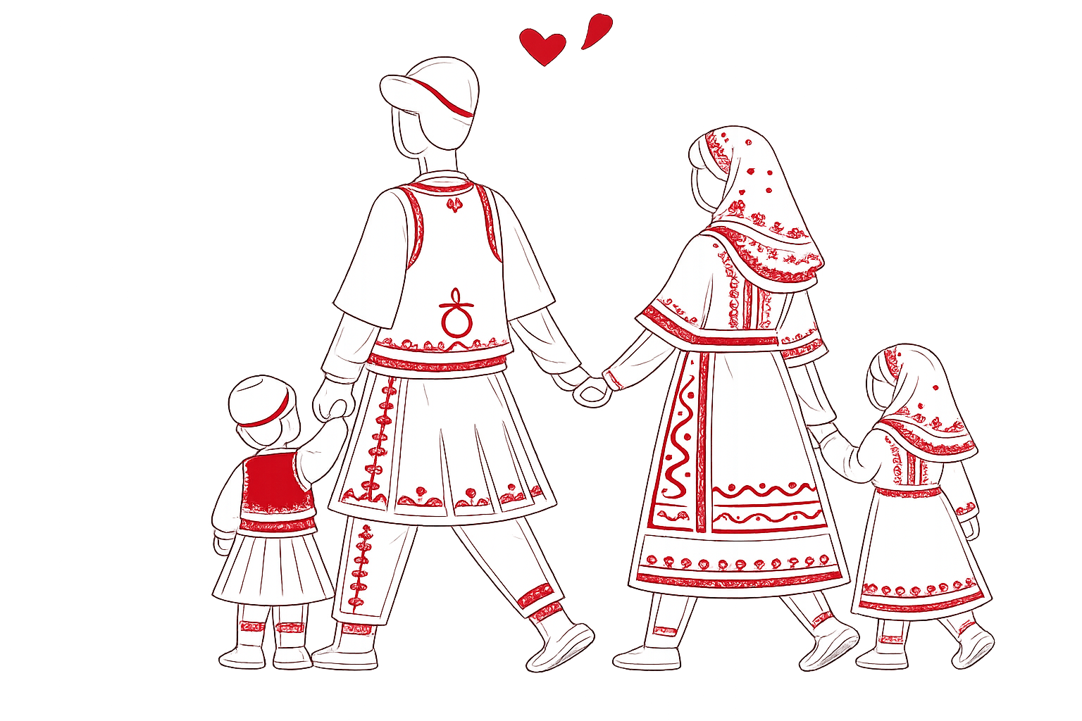 Me Zemër — familja shqiptare
